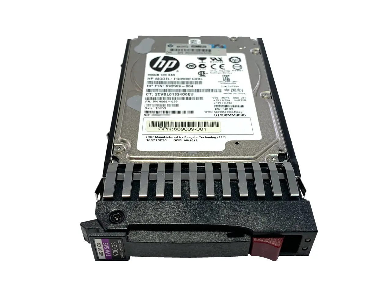 HP 665749-001 900GB 10k 6GB/s SAS 2.5" 1 Disco HPE EVA 900GB 10k 6GB/s SAS 2.5" - hp 665749-001