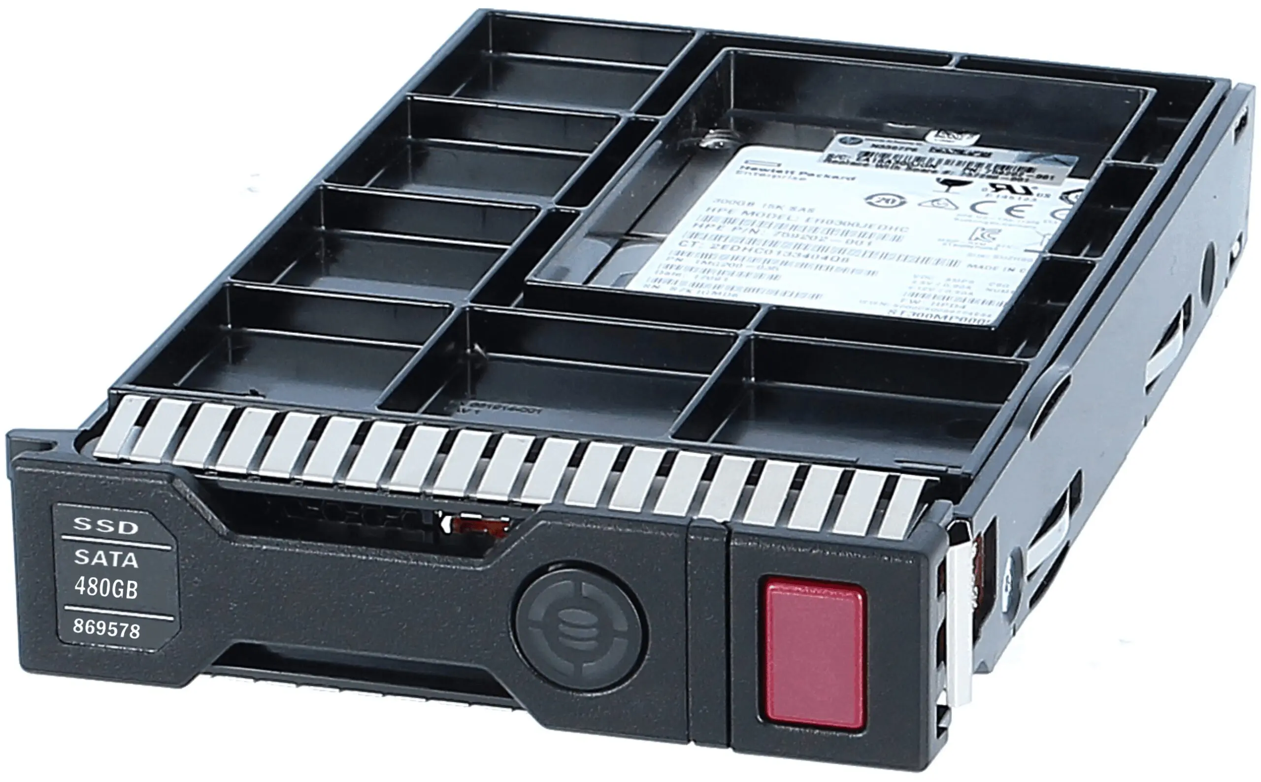 HP 869380-B21 480GB SSD 6GB/s SATA 3.5" 1 Disco HPE 480GB SSD 6GB/s SATA 3.5" - HP 869380-B21